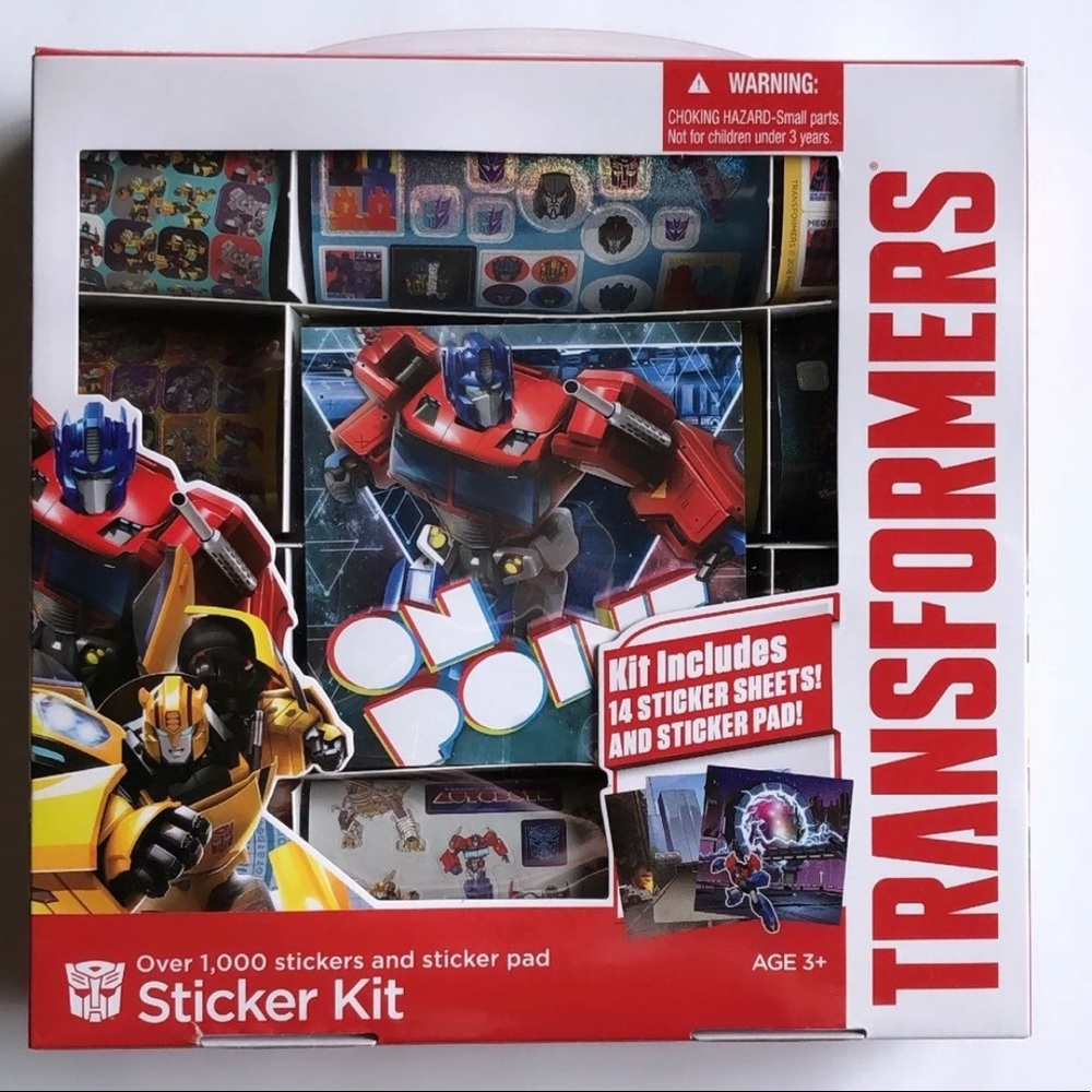 Transformers 1000+ Stickers Kit Box Set - Picture 3 of 8
